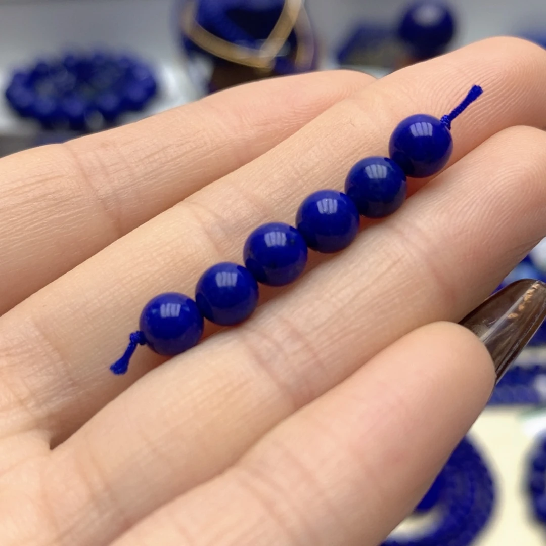 青金石未镶嵌隔珠6mm