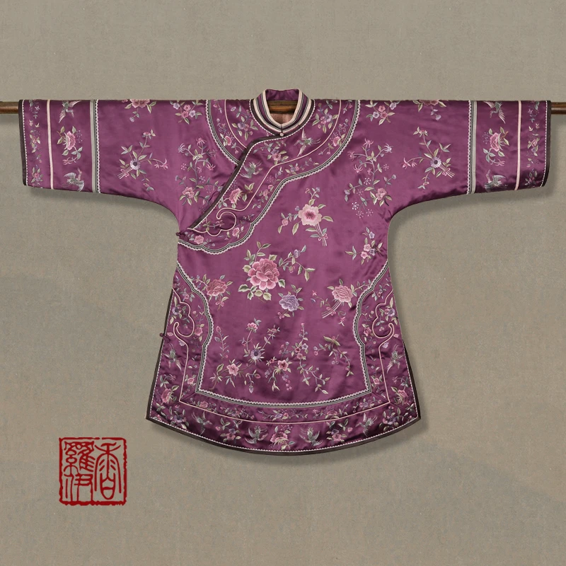 【紫绫繁英】传统中式汉服绣花上衣