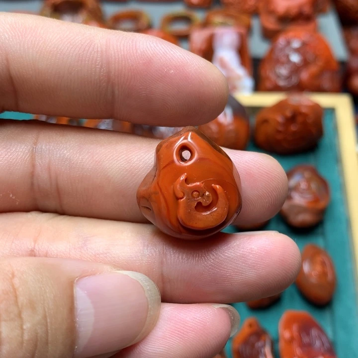 南红玛瑙未镶嵌吊坠(不含链)