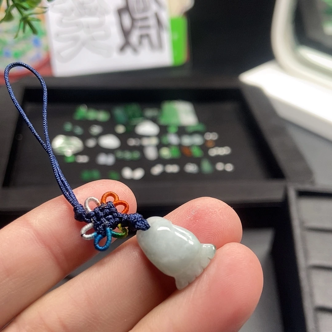 翡翠未镶嵌颈饰123467889