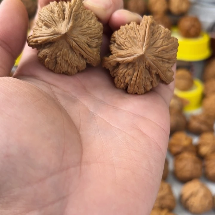 吊坠文玩核桃全品无修麦穗虎头奔37尺
