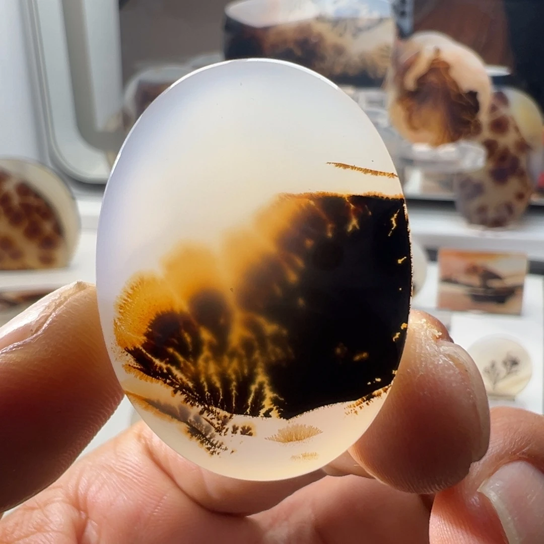 未镶嵌玛瑙/玉髓珠宝奇石