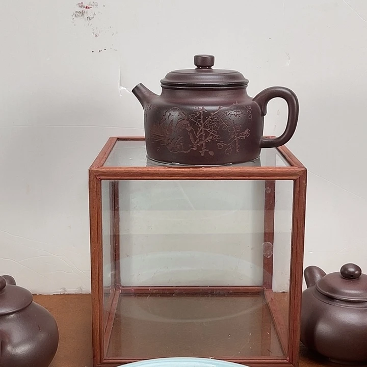 用***9紫砂茶壶四号井底槽清顶料