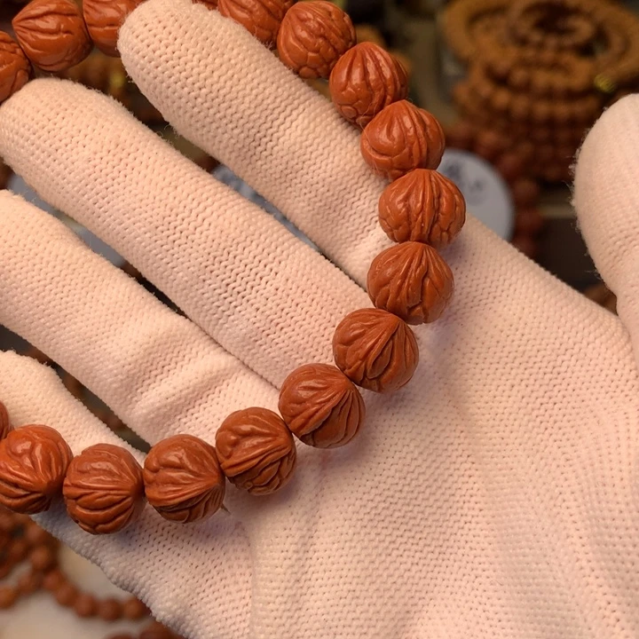 手串桃核秦岭龙纹