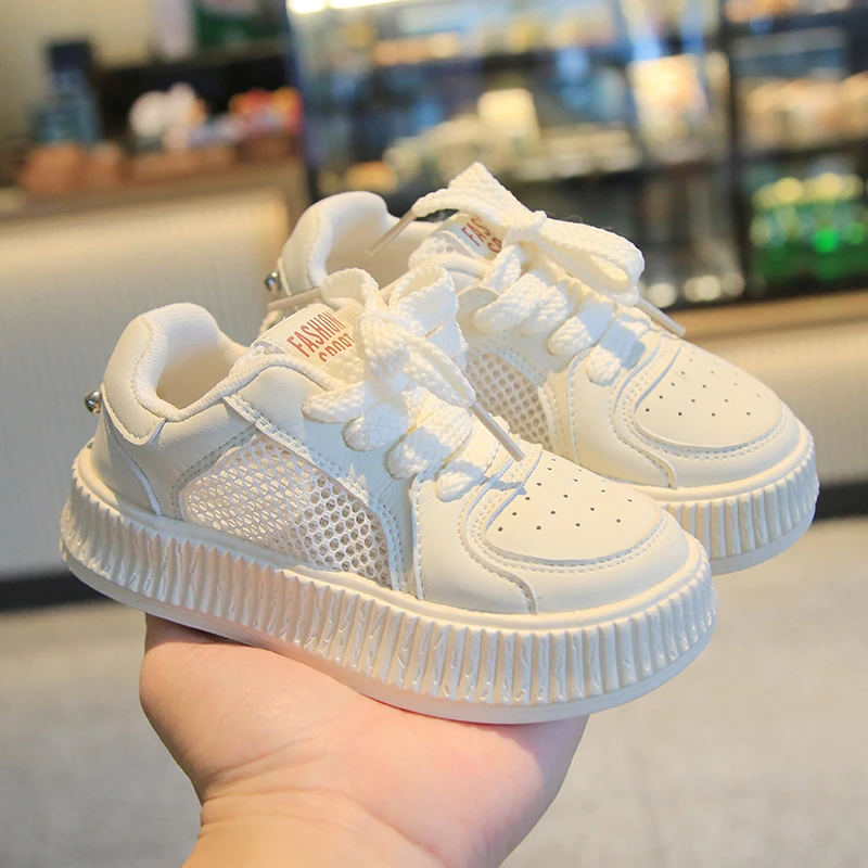 男女童凉鞋2025夏季新款儿童沙滩鞋中小童防滑软底宝宝小白鞋