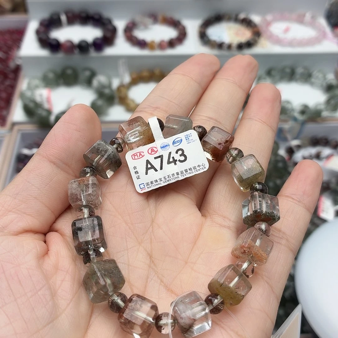 水晶手链未镶嵌四季幽灵方糖A743