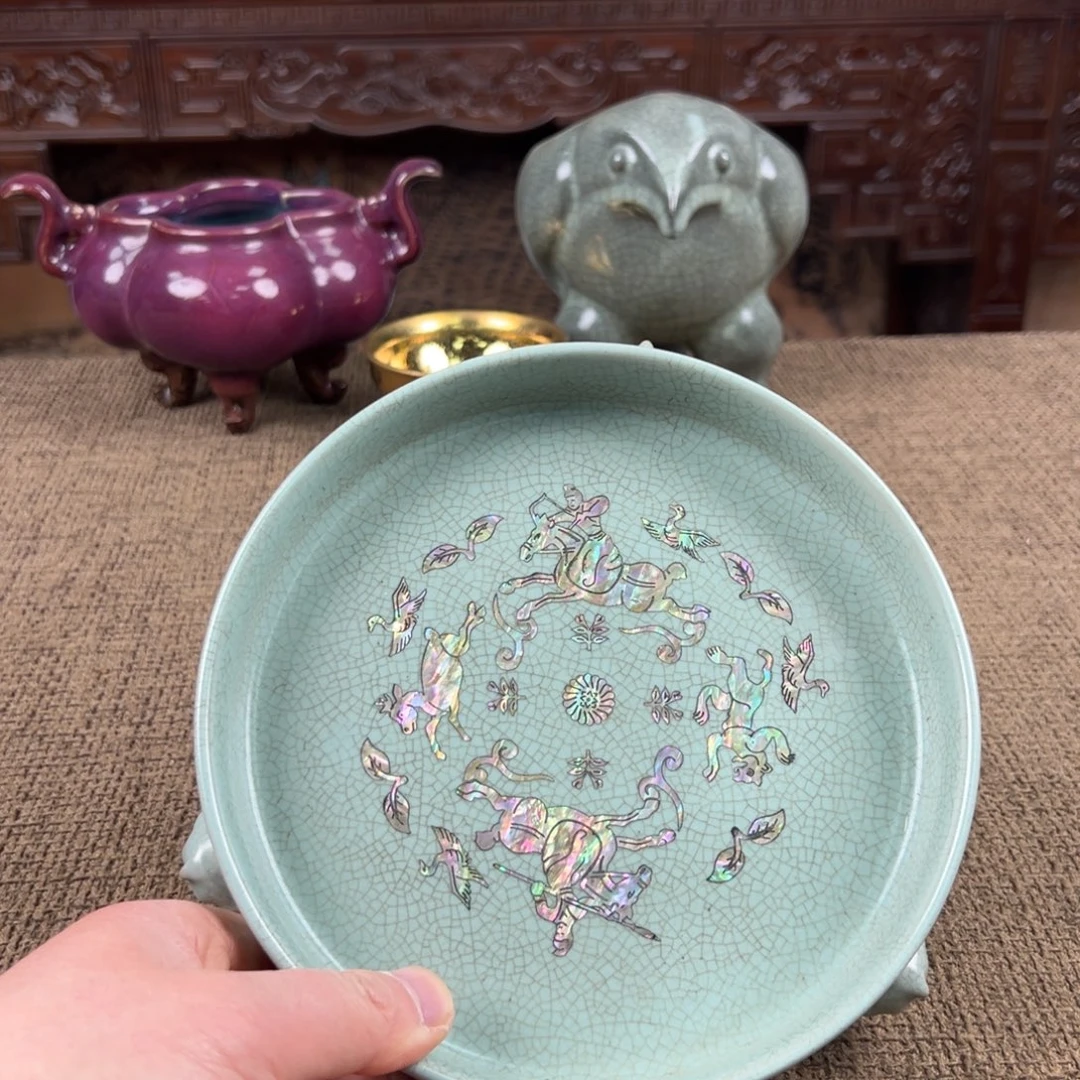 瓷片正能量陶瓷艺术品