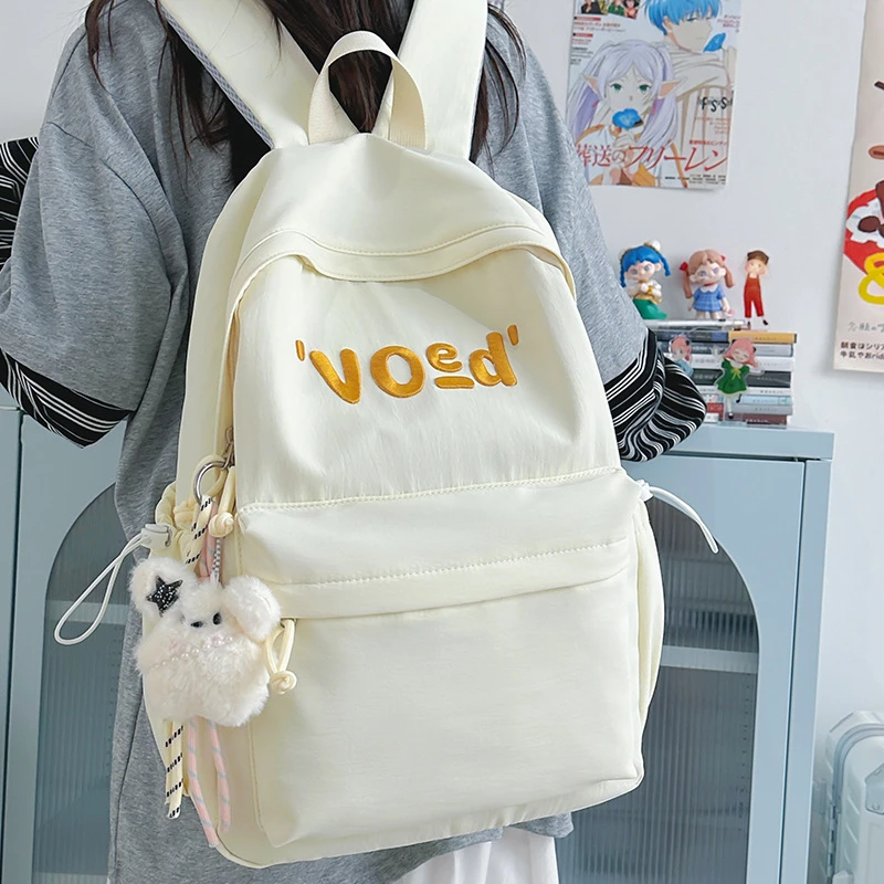 小米优品韩版学院风书包女大学生时尚韩版大容量睿营双肩轻便初高