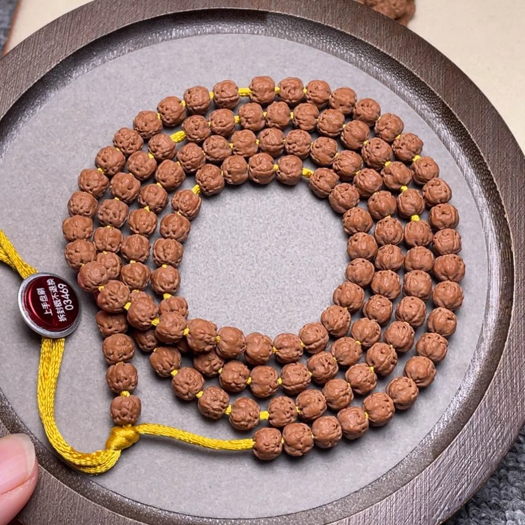 手串金刚菩提老***?精品毕业佛手108尺寸6.5➕