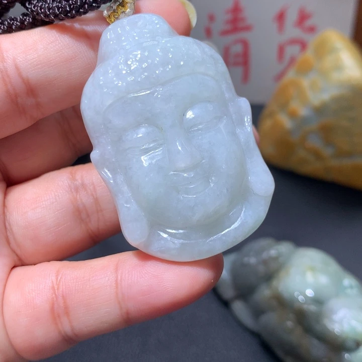 翡翠未镶嵌颈饰保真天然A货翡翠