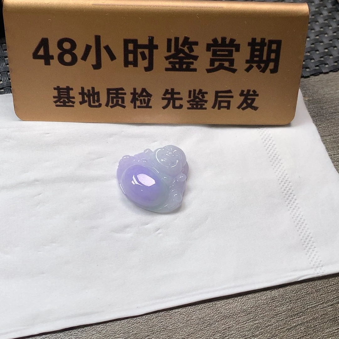 颈饰未镶嵌翡翠紫佛
