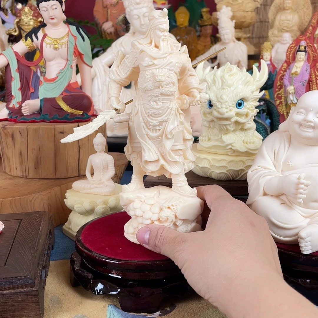 桂***液石材关公家居摆件30