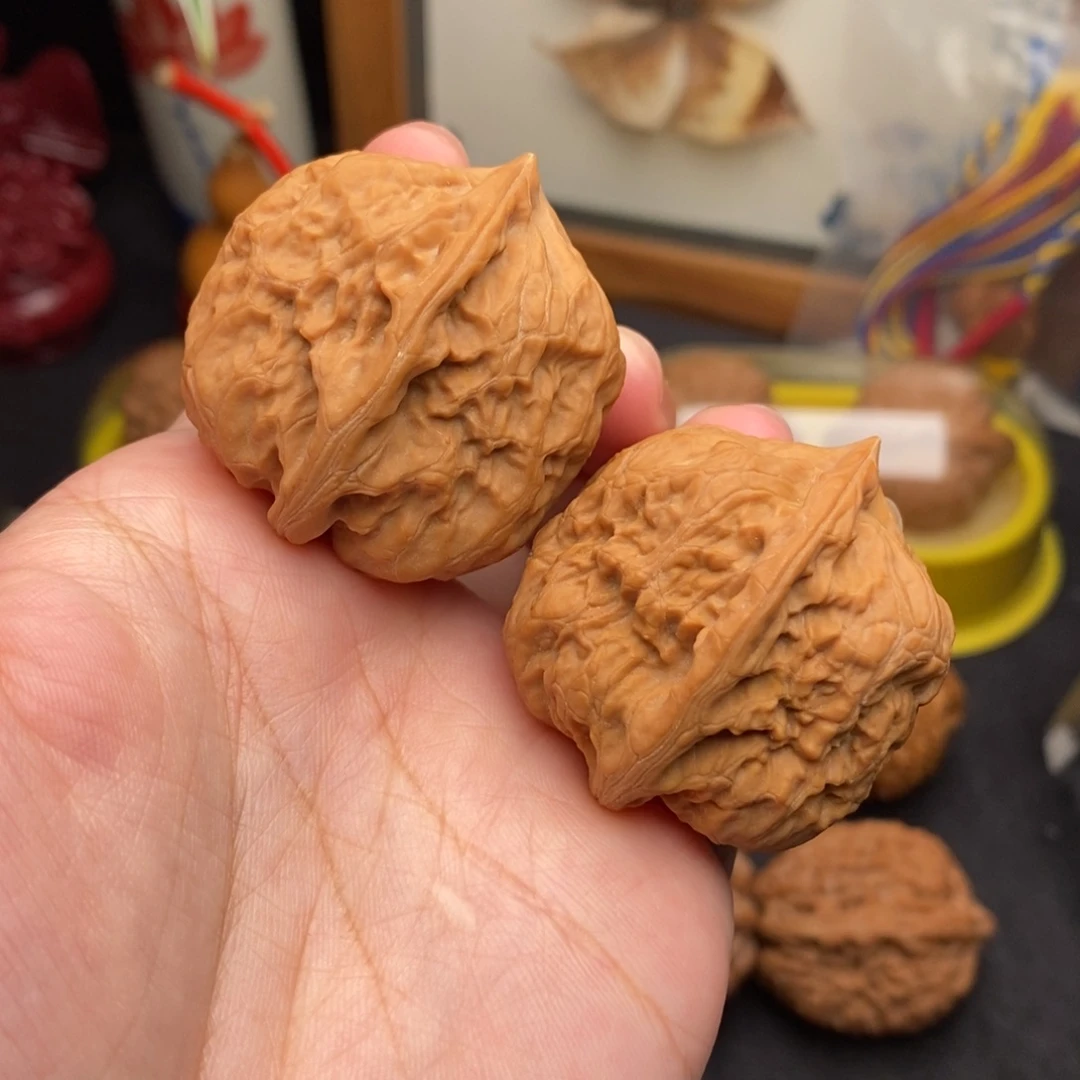 把件文玩核桃36红方印