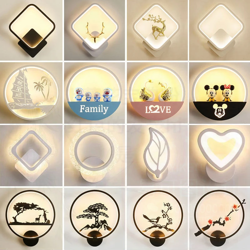 2024新款网红房间床头楼梯现代壁灯客厅电视墙壁灯卧室灯阳台灯具