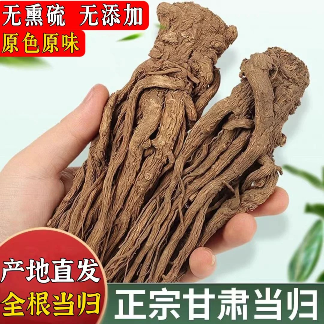 甘肃当归干货 本地三年当归