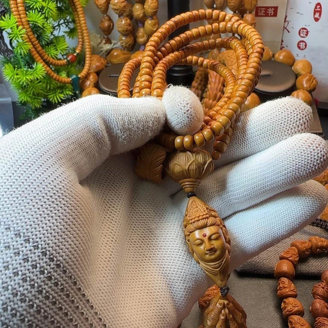 @***暖手串/手链橄榄核佛手