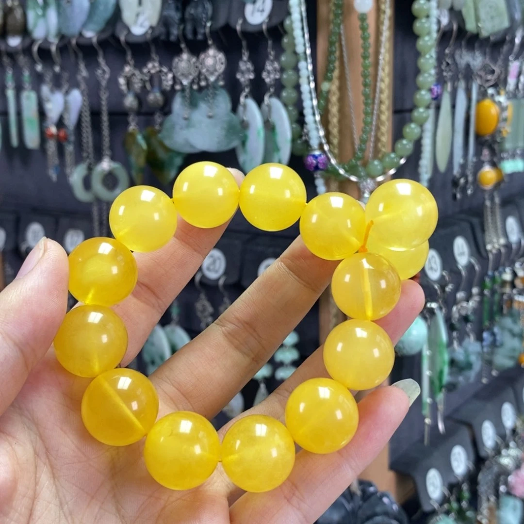 柴***）未镶嵌蜜蜡手链X21