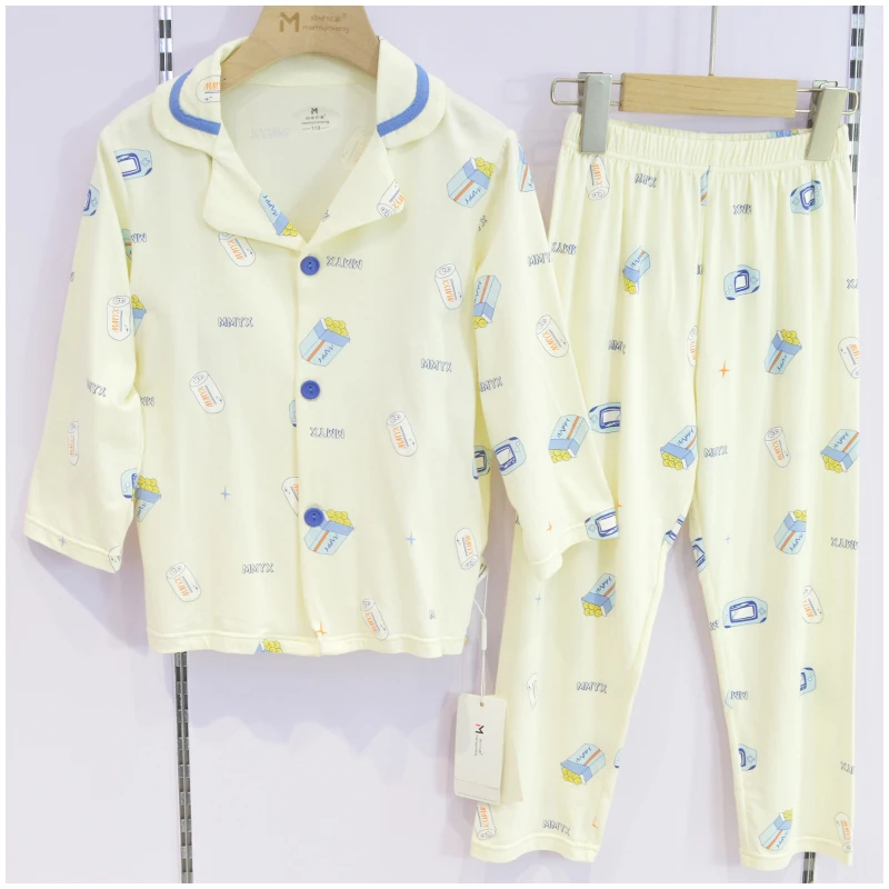 妈咪印象品牌睡衣男童秋冬家居服73857