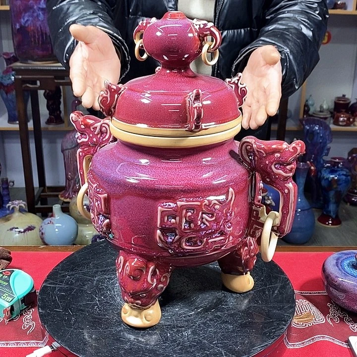 瓶中国神垕精品钧瓷