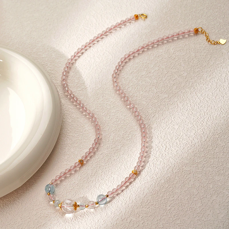 【配得所爱】 水晶项链925（天然珠宝多样性发其一）