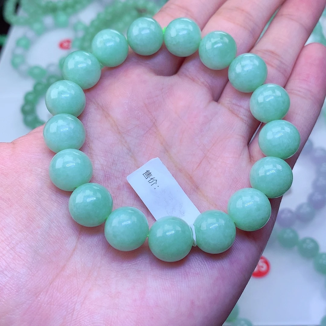 翡翠未镶嵌毛衣链卡12.6