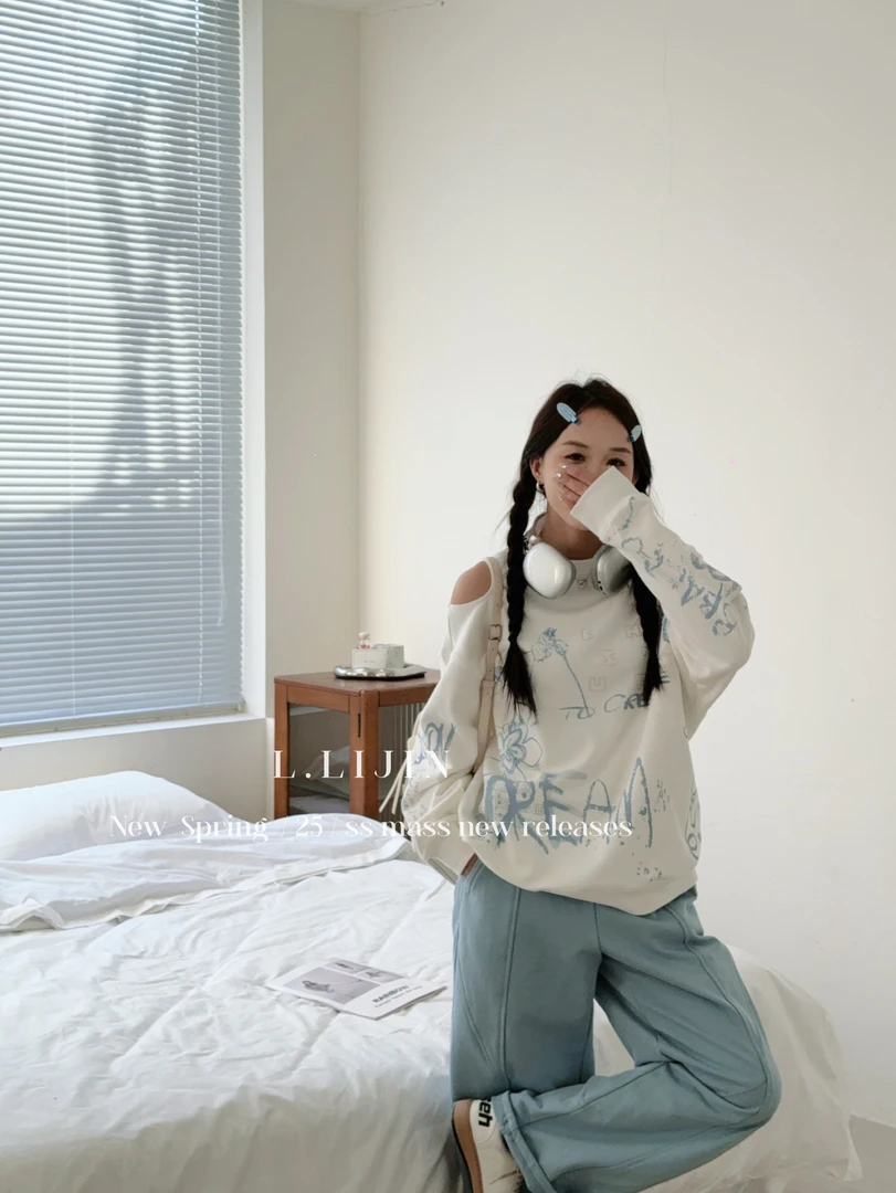 洛俪金2025春季新款卫衣