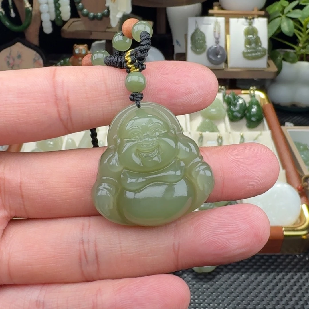 白***芷颈饰未镶嵌和田玉