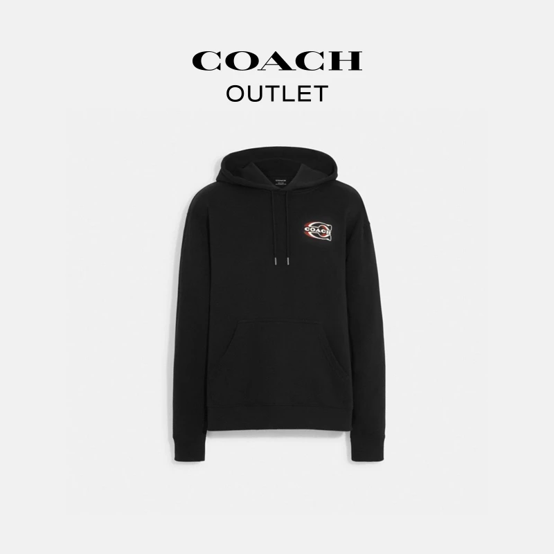 COACH/蔻驰奥莱 GRADIENT经典标志连帽卫衣