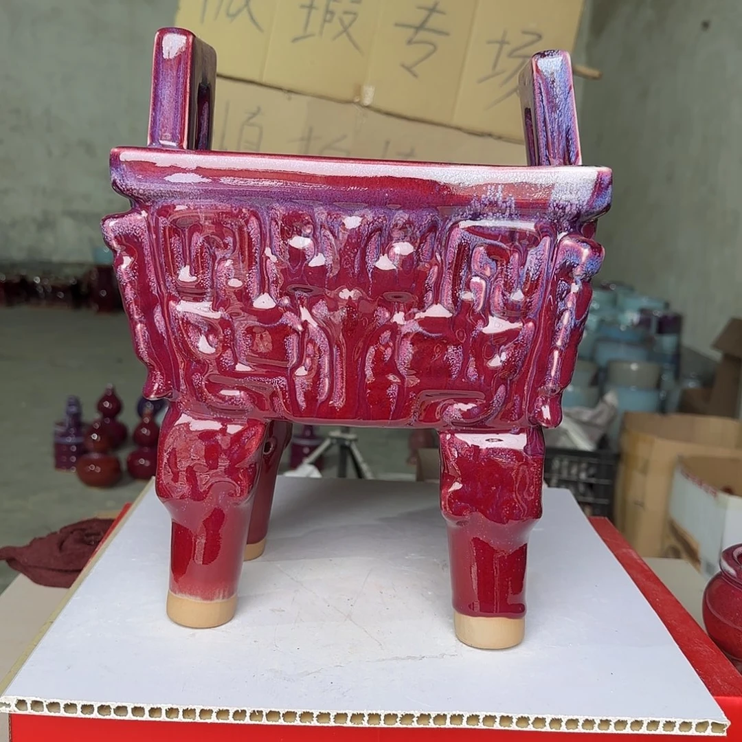 摆件陶郑家钧瓷摆件微瑕