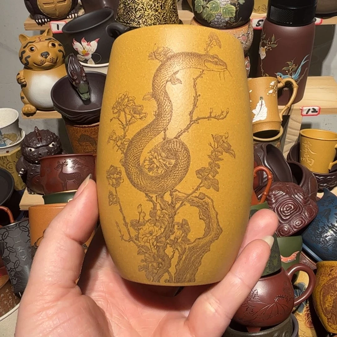 紫砂茶杯宜兴紫砂主人杯
