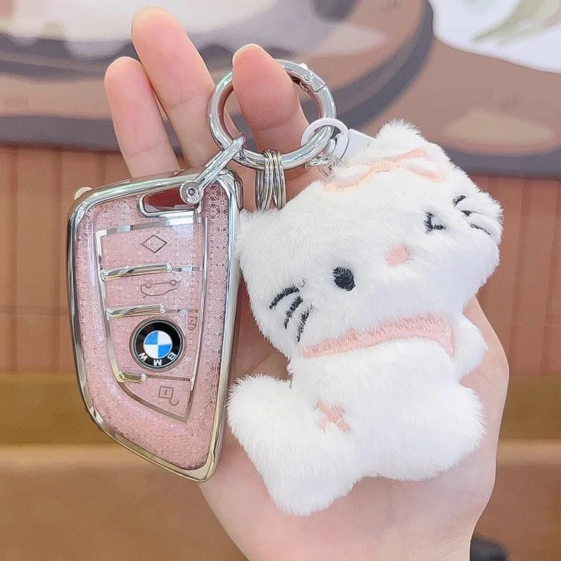 适用于宝马钥匙套5系530扣3系325li包1系2系x1x2x3x4x5刀锋壳女士