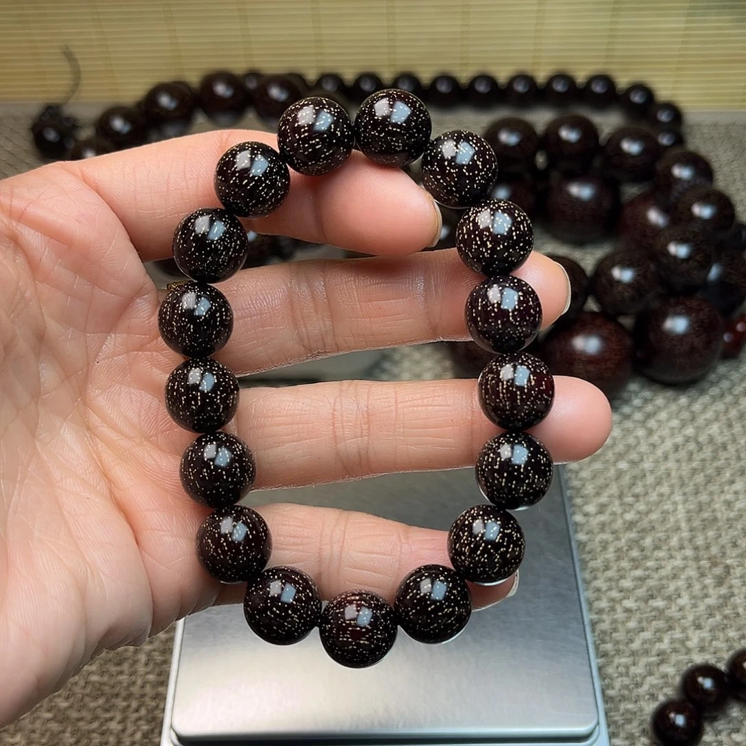 檀香紫檀（小叶紫檀）1.2 17颗 爆星