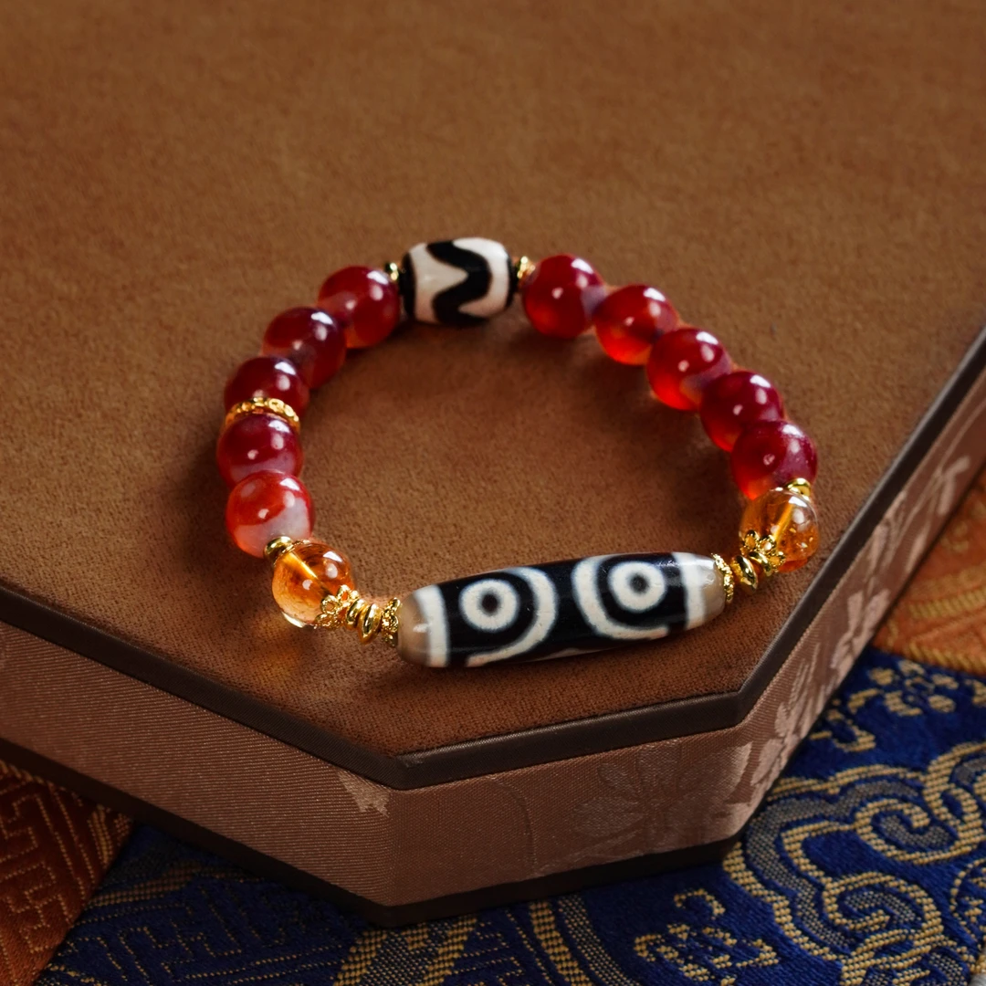 藏宝阁 ▎【建仓库老师自己的珠子大配比】宝盖三牙牙手串702605