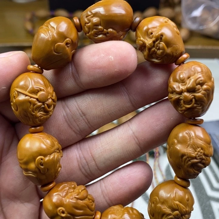 橄榄核手串/手链橄榄核雕工艺手串