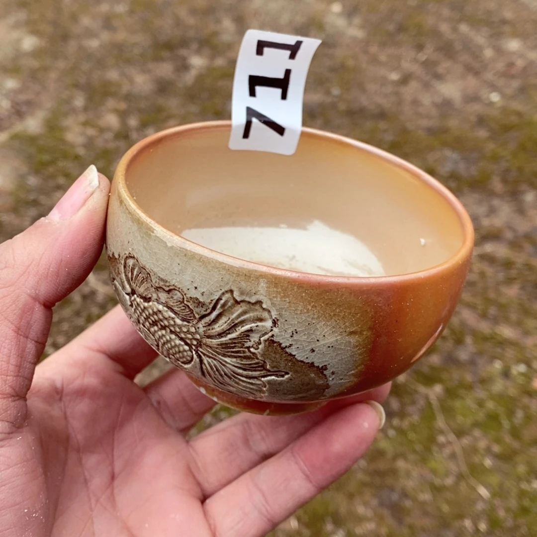 柴烧茶具陶瓷杯子