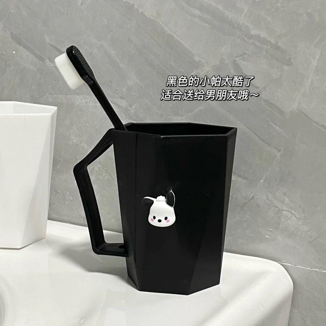 卫生间洗漱杯子高颜值帕恰狗刷牙漱口杯学生宿舍可爱情侣牙杯刷牙
