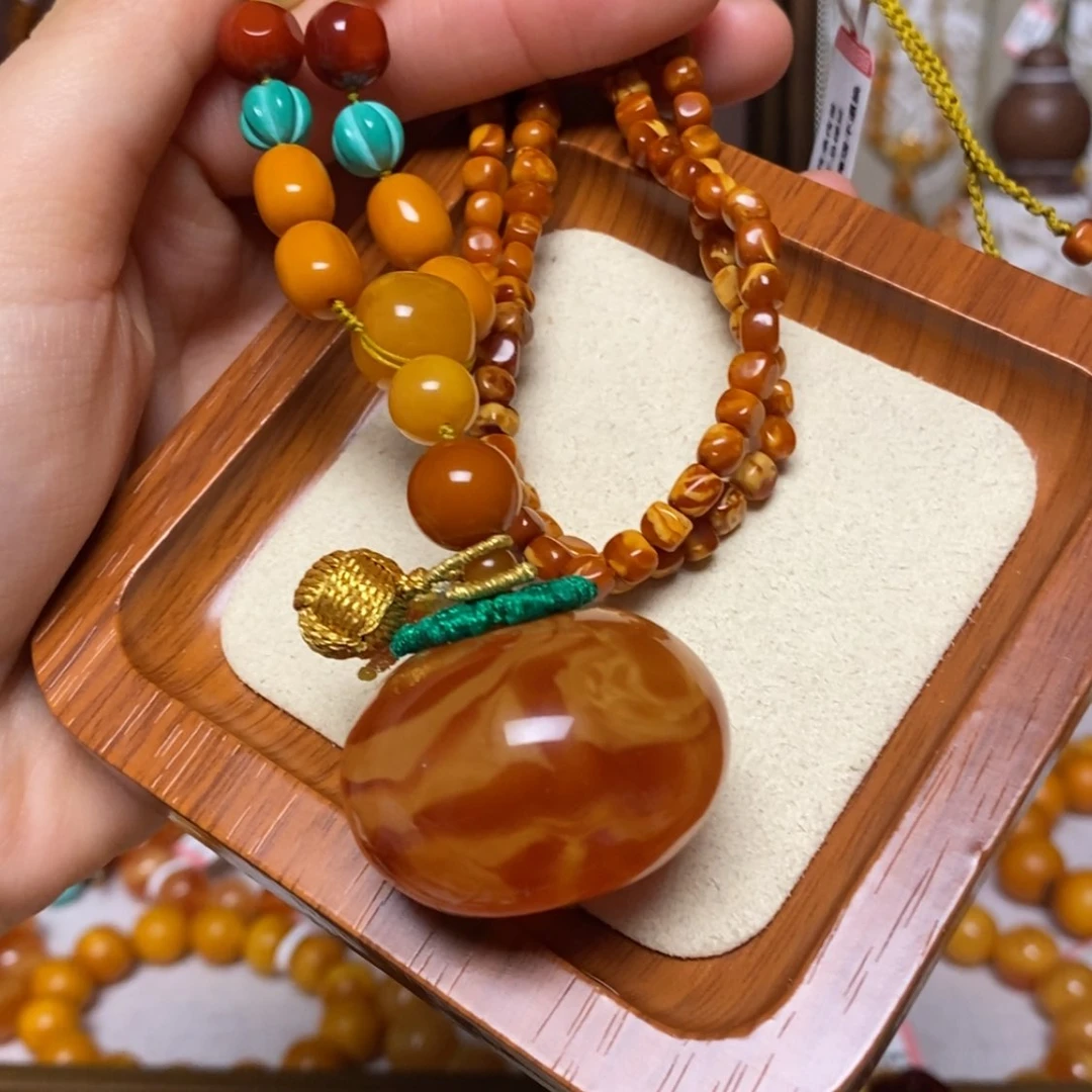 【闪购商品】蜜蜡颈饰未镶嵌项链