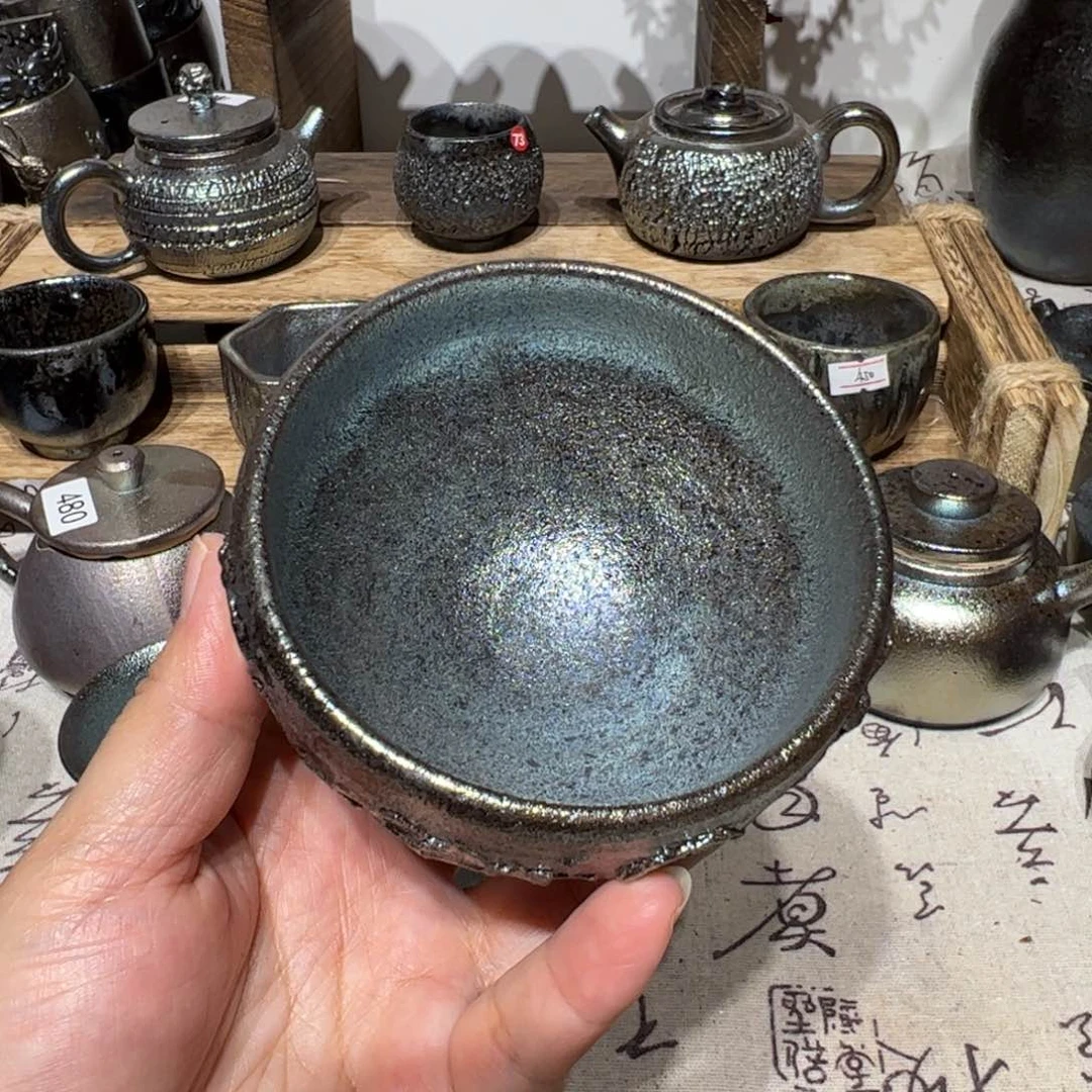 壶C****舸建水紫陶紫泥柴烧杯