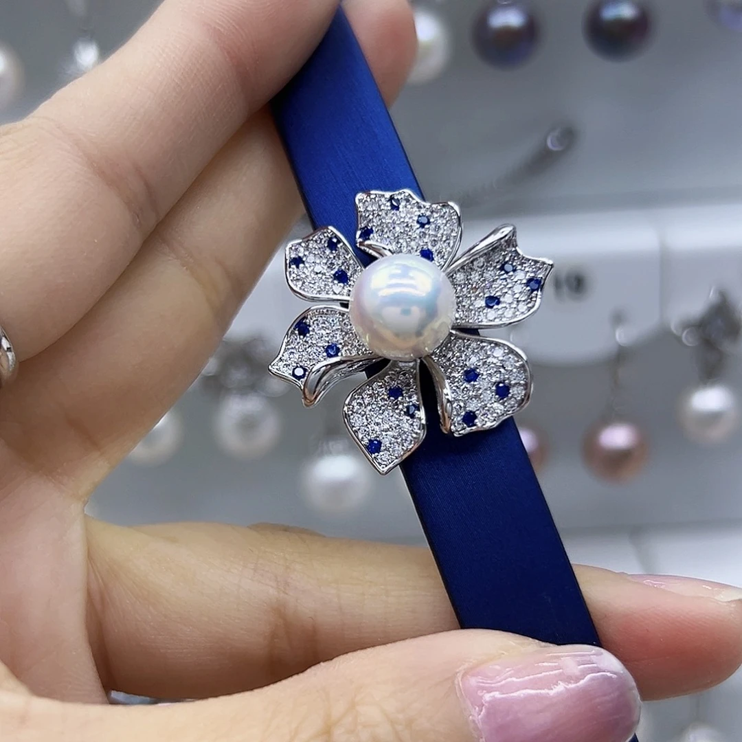 未镶嵌耳钉淡水珍珠