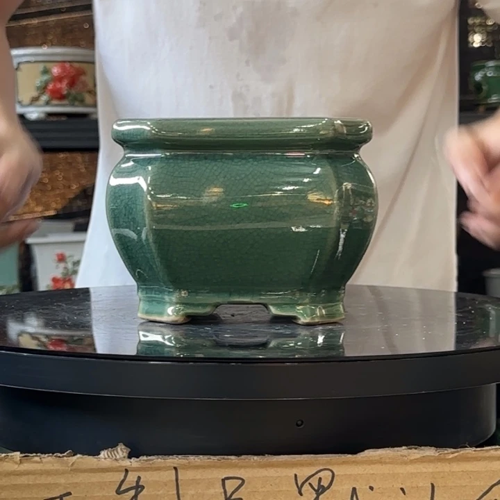 闪571玉绿花盆闪购