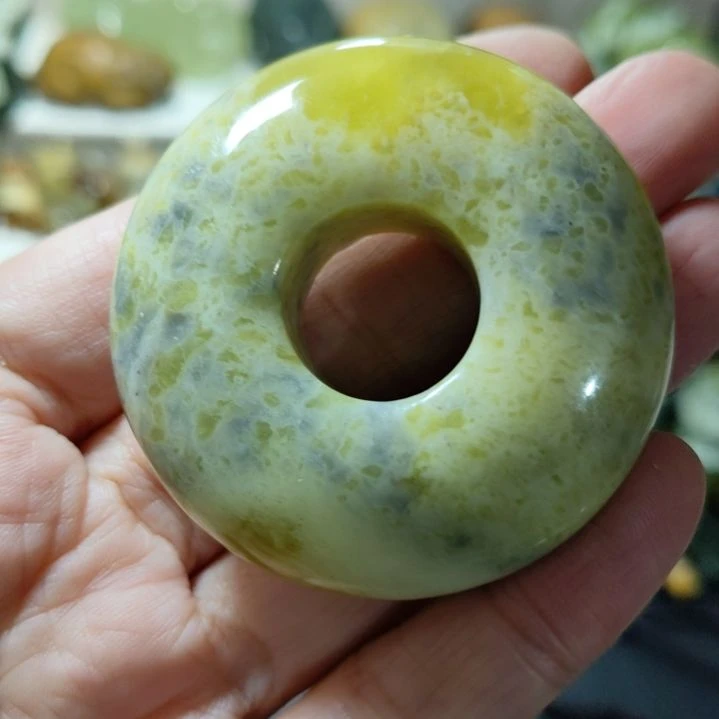 岫玉平安扣未镶嵌