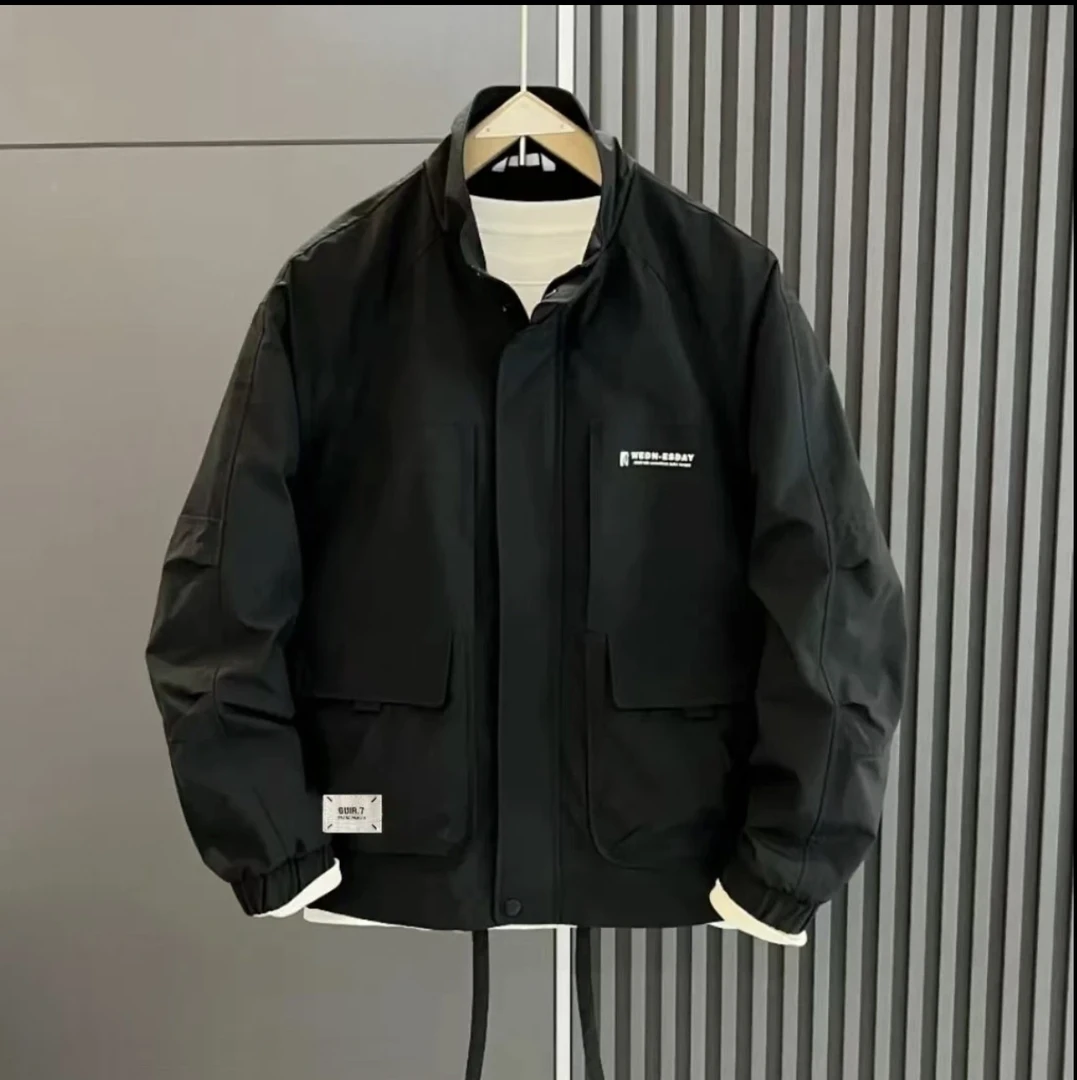 #1801男外套春季百搭潮流宽松时尚韩版