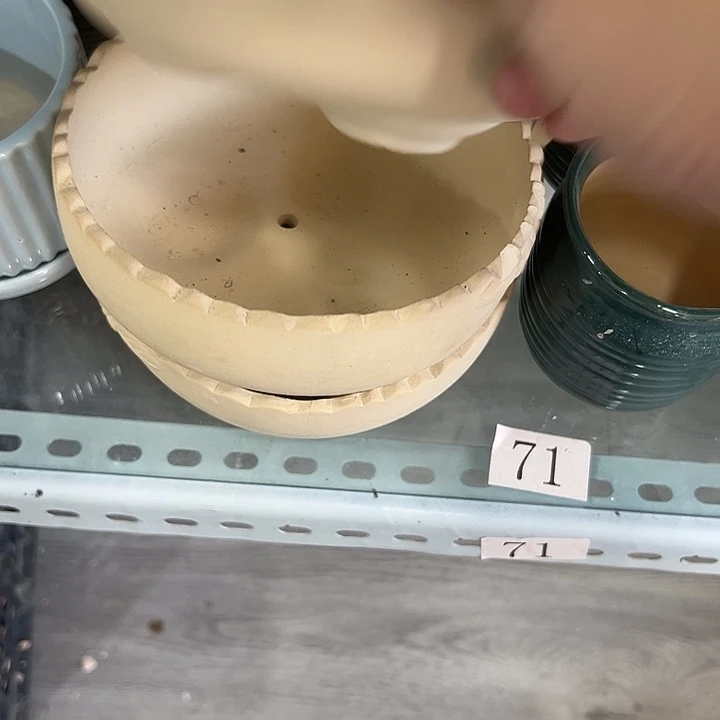 微瑕陶瓷花盆满9.9发