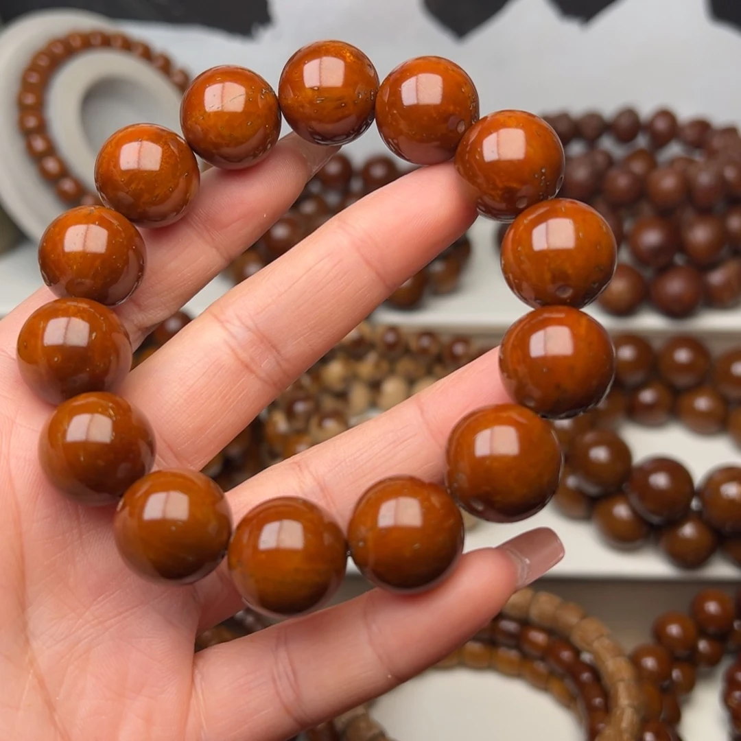 紫金鼠手串v**天17光珠手串