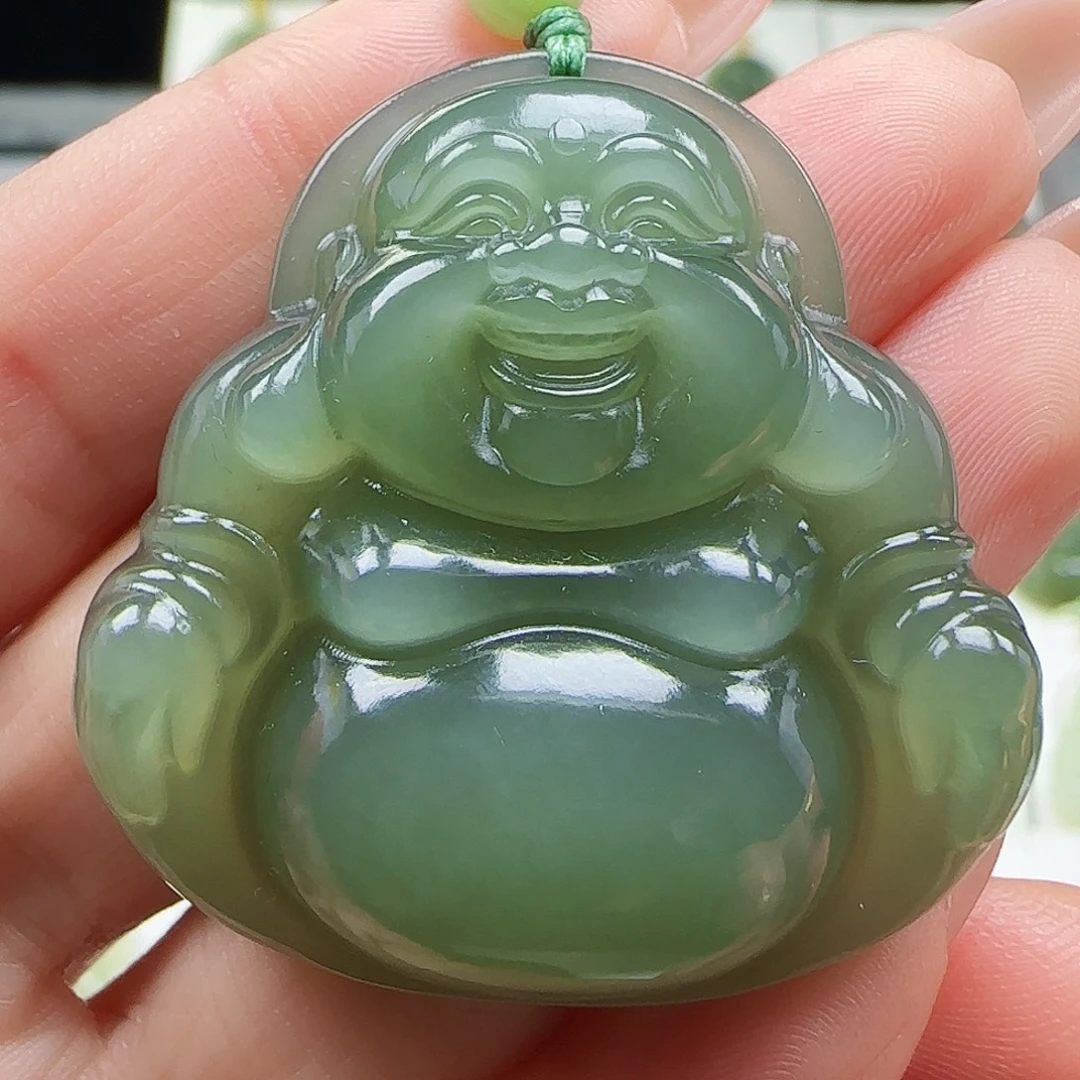 和田玉未镶嵌吊坠(赠链)