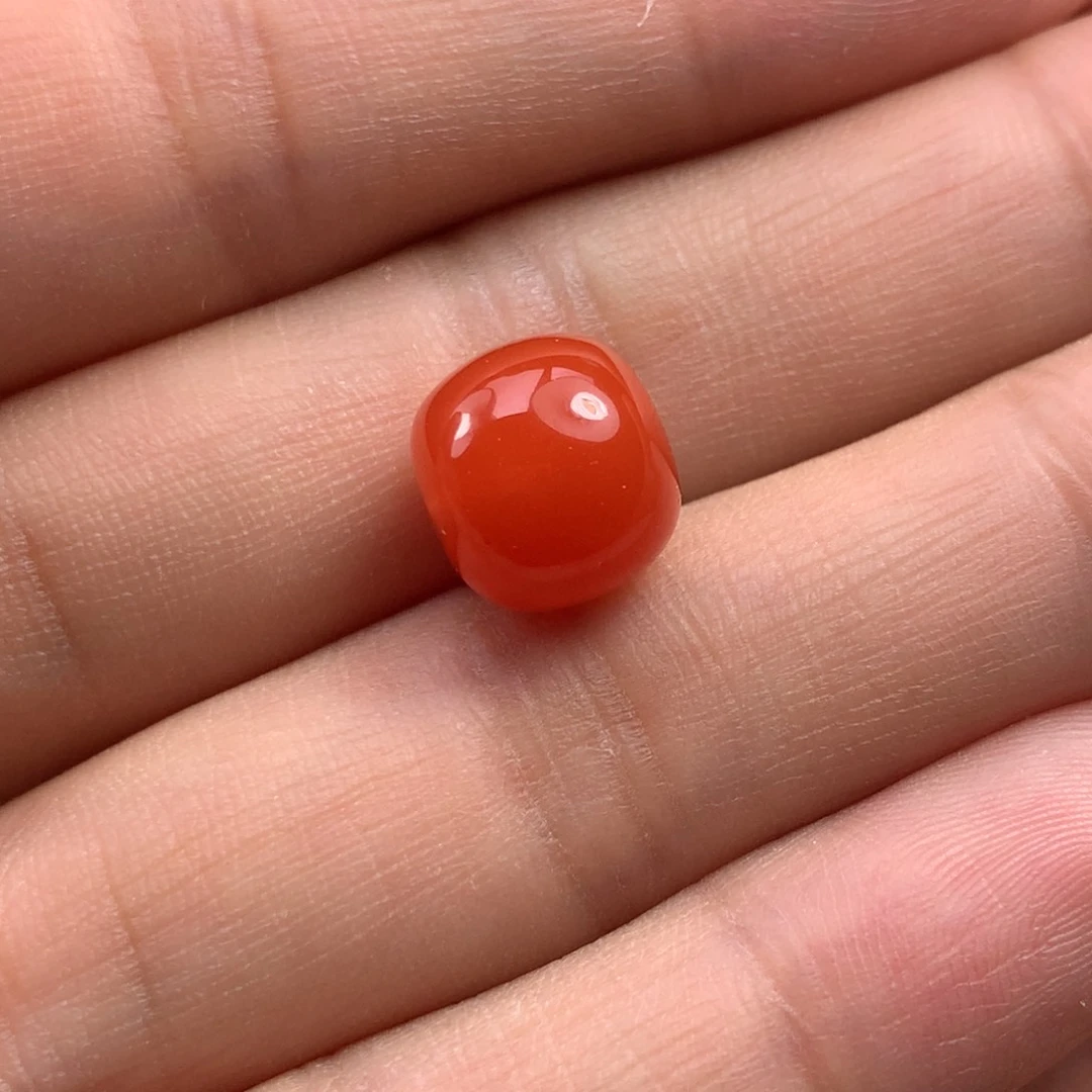 南红玛瑙珠子10x9.1m未镶嵌