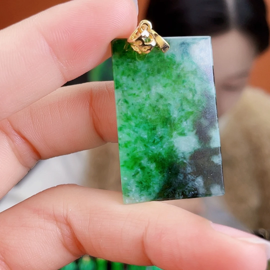 翡翠未镶嵌耳饰饰品