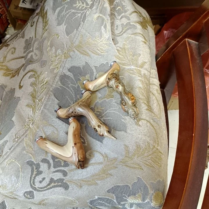 皮***生香榧木崖柏成品弓三柄崖柏