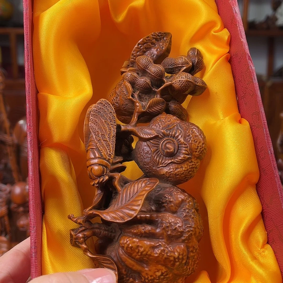 黄杨木黄杨木雕刻长度16厘米