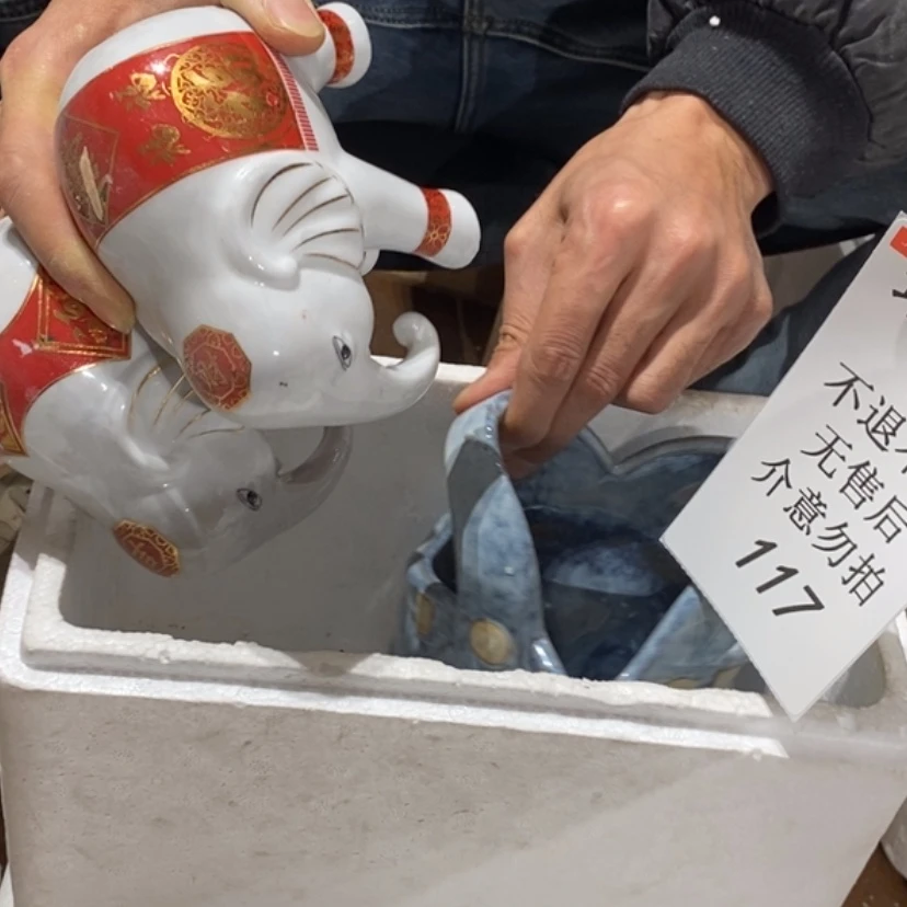 【闪购商品】摆件陶瓷摆件瑕疵特卖